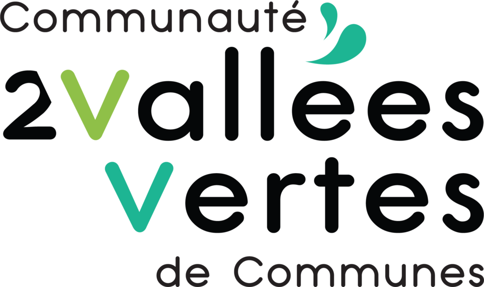 Logo officiel CC des Deux Vallées Vertes