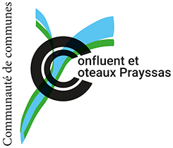 Logo officiel CC du Confluent et des Coteaux de Prayssas