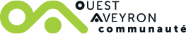 Logo officiel Ouest Aveyron Communauté
